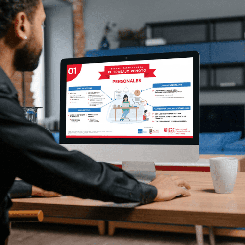Diseño de mockup de computadora del IESE