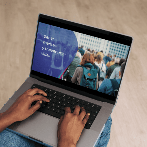 Diseño de mockup de computadora de Mindove